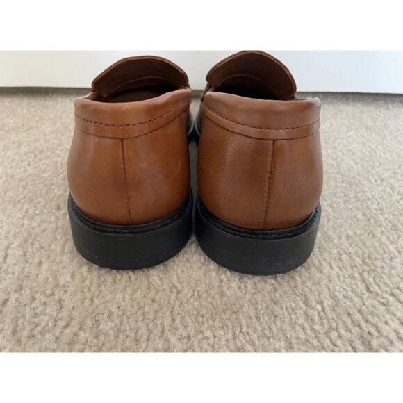 Express Brown Faux Leather Penny Loafers Size 10 main image 8